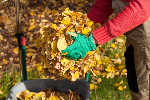 Garden waste removal during home clearance in Yeading