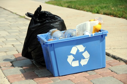 Waste removal process flowchart in Yeading