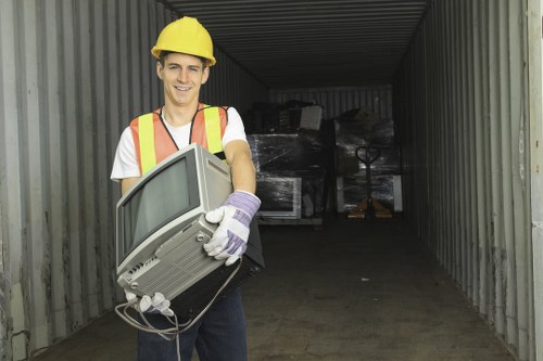 Yeading garage clearance services in action